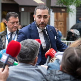 Víctor Aldama a su llegada al Tribunal Supremo.
