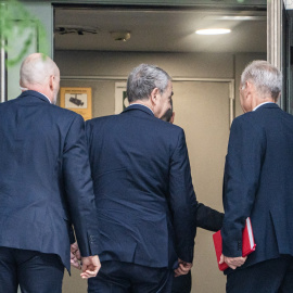 El expresidente del Gobierno José Luis Rodríguez Zapatero a su llegada a la Audiencia Nacional, a 17 de junio de 2026,