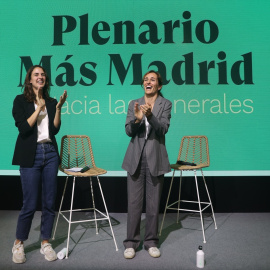 Mónica García y Rita Maestre en el ‘Espacio Rastro Madrid’, a 7 de junio de 2023, en Madrid (España).