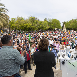 Acto de Vox en el Parc de sa Feixina. Archivo.