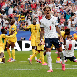 El partido Inglaterra-Ghana, en Massachusetts, este martes.