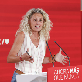 Mínguez, en la rueda de prensa que ofreció este lunes.