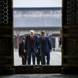 Imagen de archivo de Donald Trump y Xi Jinping el pasado 14 de mayo de 2026 en Pekín, China.