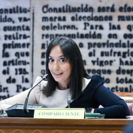 La directora general de la Guardia Civil, Mercedes Fernández, el pasado 16 de junio en el Senado.