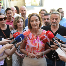 La portavoz del PSOE en el Ayuntamiento de Madrid, Reyes Maroto, durante la presentación de su candidatura a las primarias del PSOE para la Alcaldía de Madrid,