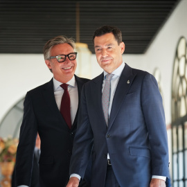 Juanma Moreno y Manuel Gavira
