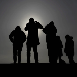 Un eclipse solar parcial en Finlandia (Archivo).