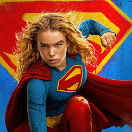 Póster oficial de 'Supergirl', la película de DC Studios protagonizada por Milly Alcock.