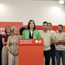 La ministra de Ciencia, Innovación y Universidades y secretaria general del PSPV-PSOE, Diana Morant, presenta su candidatura a las primarias para optar a la Presidencia de la Generalitat Valenciana.