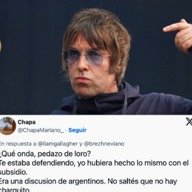 La respuesta de un argentino a Liam Gallagher.
