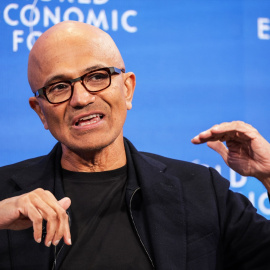 El CEO de Microsoft, Satya Nadella, en una imagen tomada en 2024.