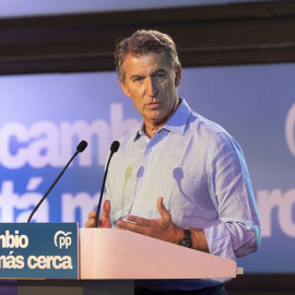 El líder del Partido Popular, Alberto Núñez Feijóo.