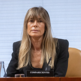 Begoña Gómez durante la Comisión de Investigación sobre programas de cátedras y postgrados de la Universidad Complutense de Madrid y empresas financiadoras.