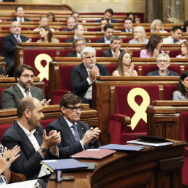 Sesión de control en el pleno del Parlament de Catalunya, a 08 de julio de 2026.