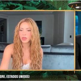 Shakira y David Broncano