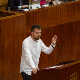El diputado de Más Madrid Pablo Padilla, en la Asamblea de Madrid en una imagen de archivo.