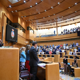 Imagen de los senadores en el pleno la Cámara Alta, a 9 de julio de 2026.