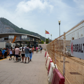 Imágenes de la frontera entre España y Gibraltar, 19 de junio de 2026.
