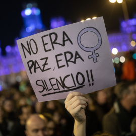 Manifestación contra la violencia hacia las mujeres, a 25 de noviembre de 2023, en Madrid.