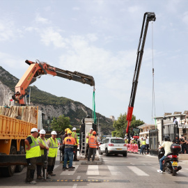 Acto oficial de demolición de la Verja de Gibraltar. A 15 de julio de 2026 en La Línea de la Concepción, Cádiz