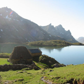 Lago en un valle de Somiedo.