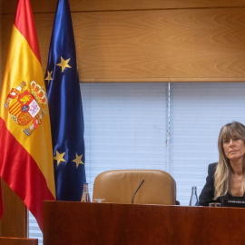 La esposa del presidente del Gobierno, Begoña Gómez, en la Asamblea de Madrid, a 13 de noviembre de 2024.