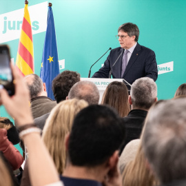 Puigdemont, el pasado 24 de enero en Perpiñán (Francia).