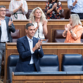 El presidente del Gobierno, Pedro Sánchez, durante una sesión plenaria en el Congreso de los Diputados, a 25 de junio de 2026