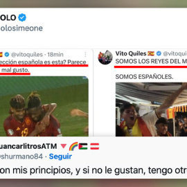 Tuiteros comparan el antes y el después de Vito Quiles con la selección.