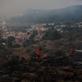 Miembros de la UME trabajan en el municipio castellonense de La Vall d'Uixò.