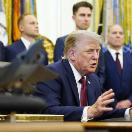El Presidente de Estados Unidos, Donald Trump, en el Despacho Oval de la Casa Blanca, en una imagen de archivo.