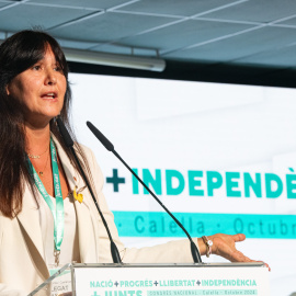 Imagen de archivo de Laura Borràs en una imagen de archivo durante el congreso de Junts, a 25 de octubre de 2024.