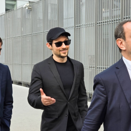 El fundador de Telegram, Pável Dúrov, visto después de ser interrogado en un juzgado de París, en una imagen de archivo.