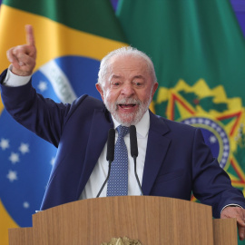 Lula da Silva dando un discurso, en una imagen de archivo.