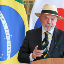El presidente y candidato a las próximas elecciones Luiz Inacio Lula da Silva.