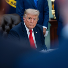 El presidente de Estados Unidos, Donald Trump, en el Despacho Oval de la Casa Blanca, en una imagen de archivo.