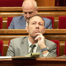 El conseller d'Esports, Berni Álvarez, al ple del Parlament del passat 8 de juliol. 08/07/2026