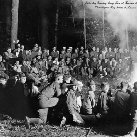 Fuego de campamento, circa 1915.