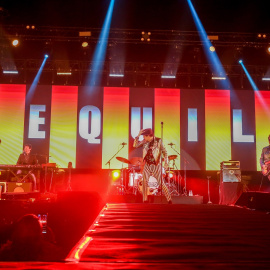El grupo Tequila durante su concierto ‘Tequila, La Última Fiesta’, en el Wizink Center, a 24 de noviembre de 2021.