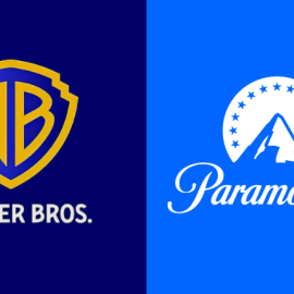 Los logos de Warner Bross y Paramount.