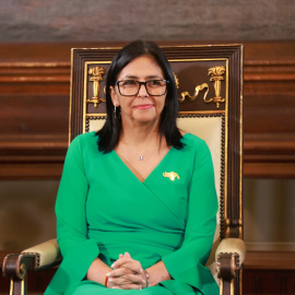 La presidenta encargada de Venezuela, Delcy Rodríguez.