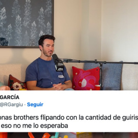 Reacciones a las palabras de los Jonas Brothers sobre sus vacaciones en España.