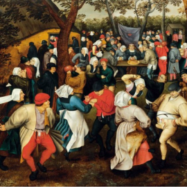 Danza campesina, Pieter Bruegel el Joven (1564–1638).