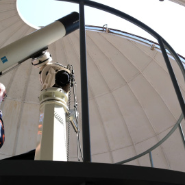 Un telescopi de l'Observatori de l'Ebre, en una imatge recent. 12/08/2025