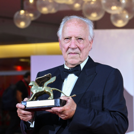 Werner Herzog en el Festival Internacional de Cine de Venecia en su octogésima segunda edición, en agosto de 2025.