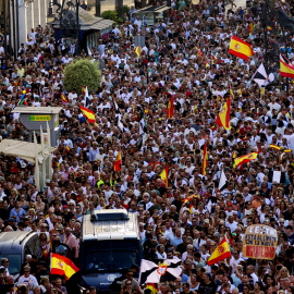 Manifestación en Ceuta este domingo 9 de agosto.