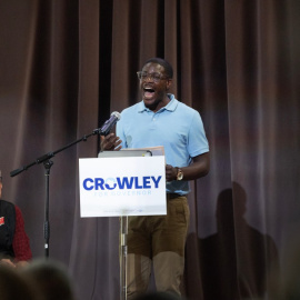 David Crowley, el candidato moderado del Partido Republicano en Wisconsin, a 10 de agosto de 2026.