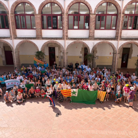 Foto de grup al 82è Congrés Internacional de Joves Esperantistes