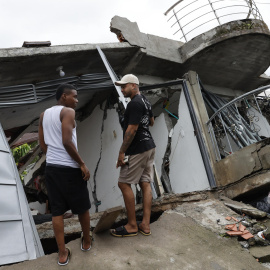 Edificio en Quibdó (Colombia) afectado por el terremoto.