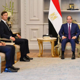 Jared Kushner recibido por el presidente egipcio.